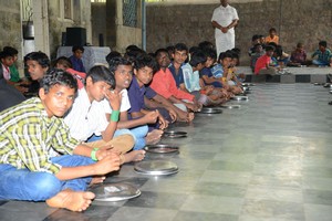 Fans Celebrate NTR Birthday at Don Bosco School